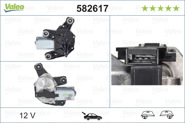 Wiper Motor - 582617 VALEO